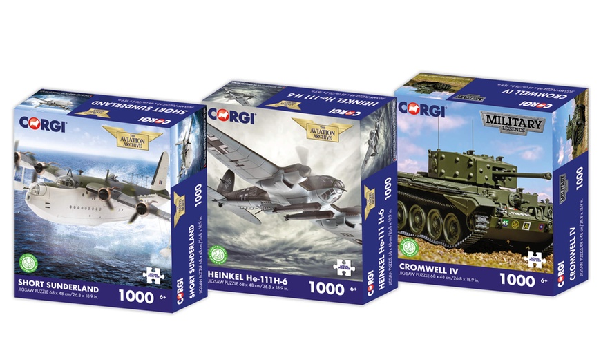 Image 1: Corgi 1000-Piece Puzzle Challenge