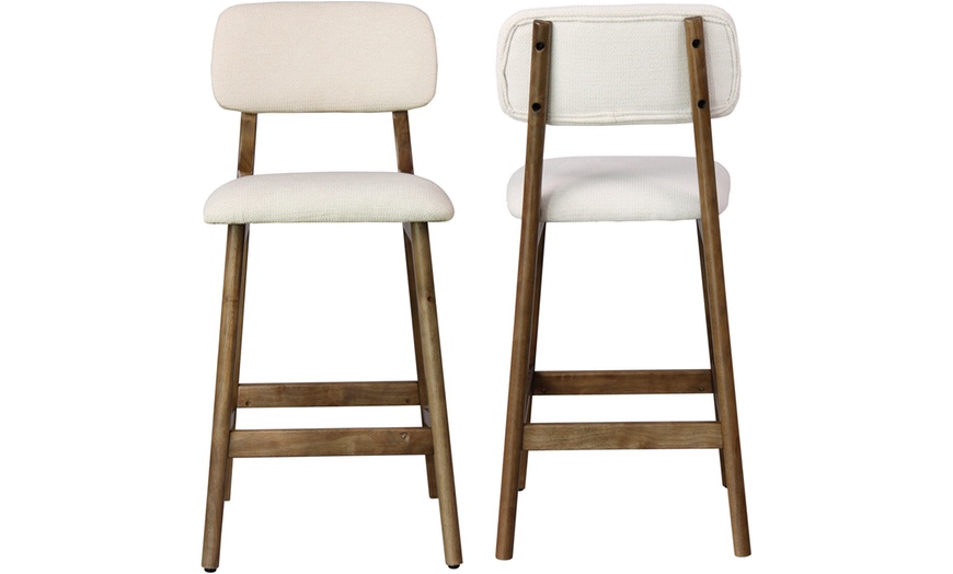 Image 7: Lot de 2 chaises de bar "Clyde" de Doosense 