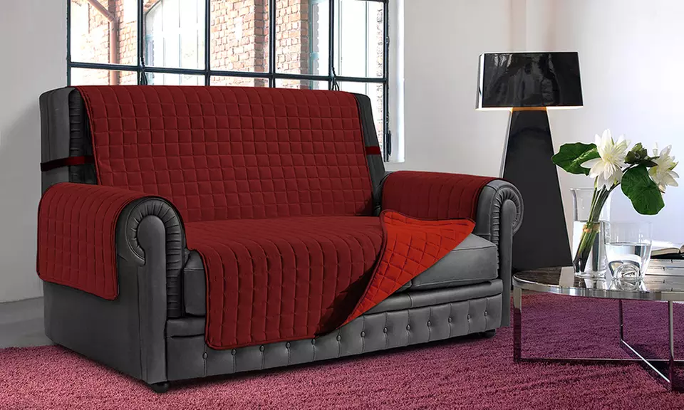 Housse de canapé matelassée anti-taches