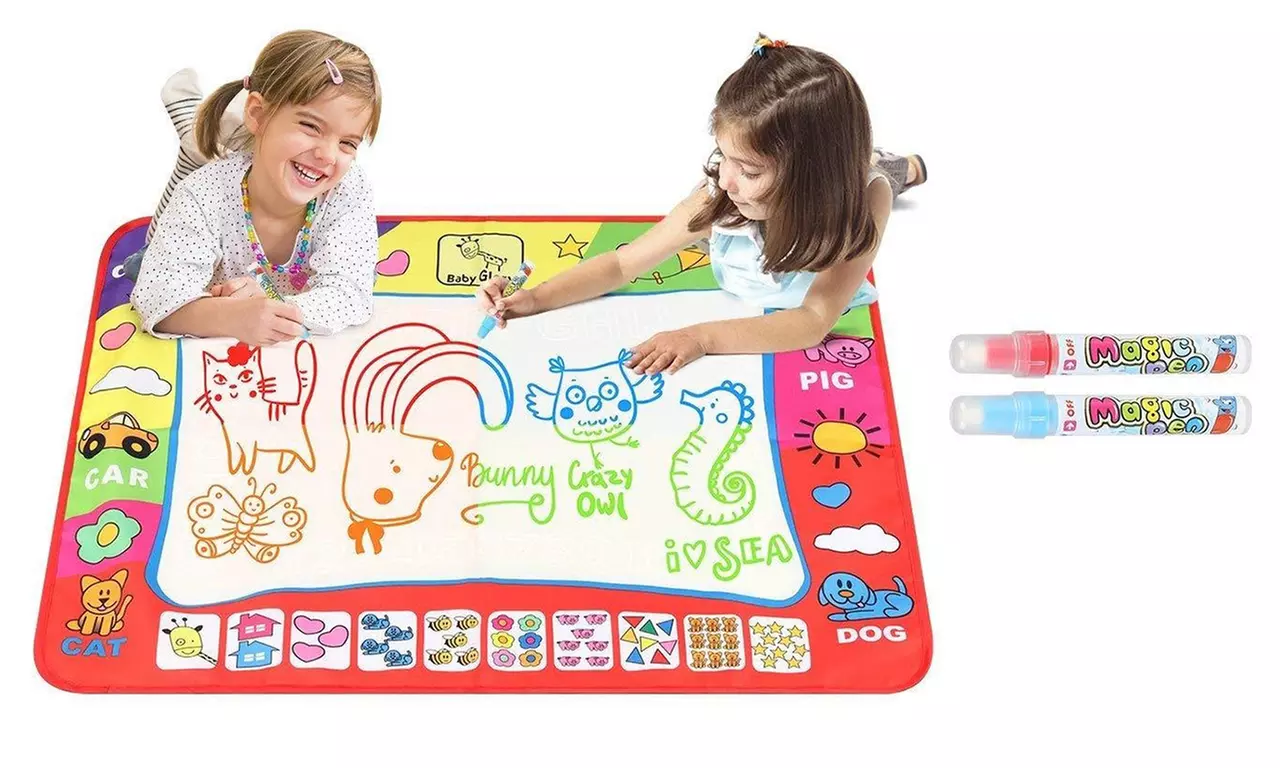 1x oder 2x magische Wasser-Malmatte für Kinder ab 3 Jahren - Primary Image