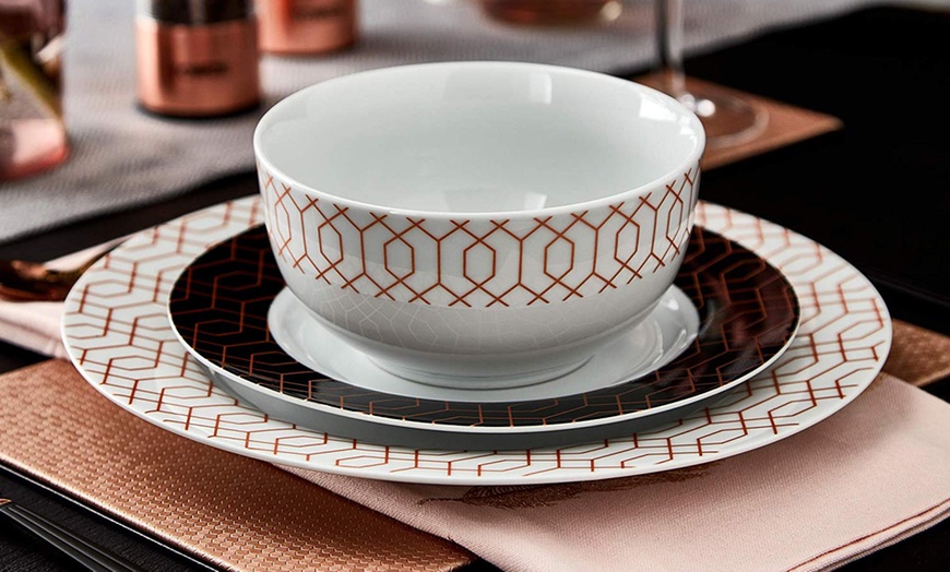 Image 3: Tower 12-Piece Dinnerware Set