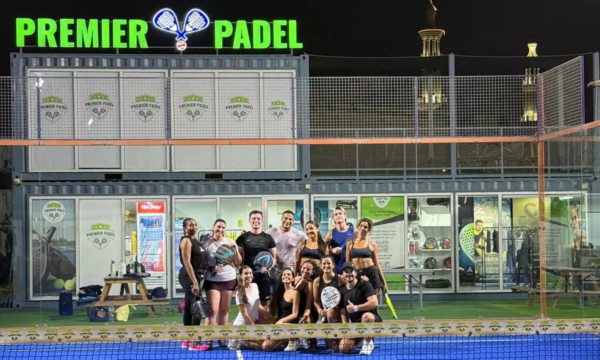 Outdoor Padel Court Rental 60–120 Min or 60 Min Private Coaching at Premier Padel - Up to 50% Off - Primary Image