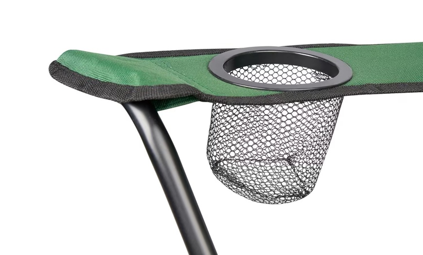 Image 9: Foldable Camping Chair with Cup Holder