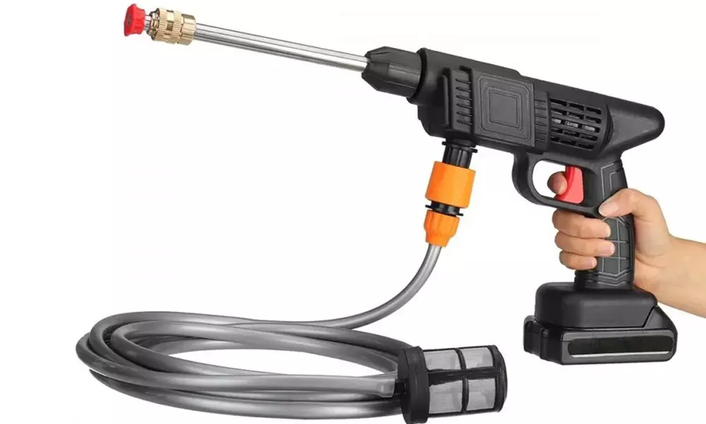 Hidrolimpiadora de alta presión, eléctrica, recargable y portátil, con boquillas intercambiables - Image 7