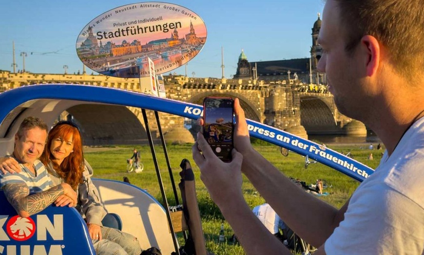 Image 5: 30 Min. Rikscha-Fahrt durch Dresden für 2 Personen