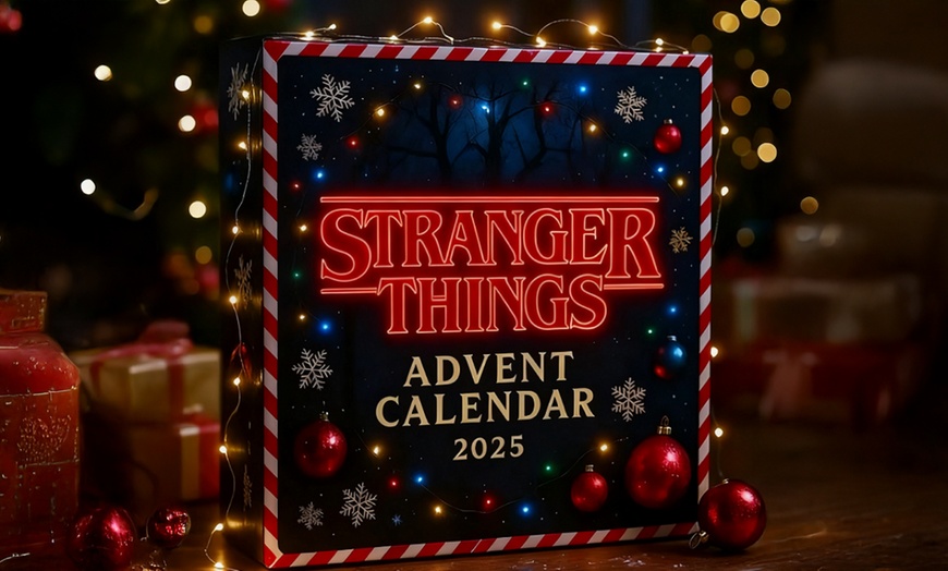Image 1: Stranger Things Inspired Acrylic Pendant Advent Calendar
