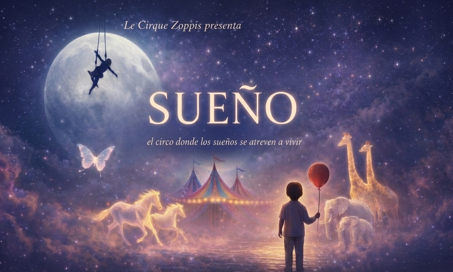 Entrada al show "Sueño" de Le Cirque Zoppis del 1 al 26 de abril