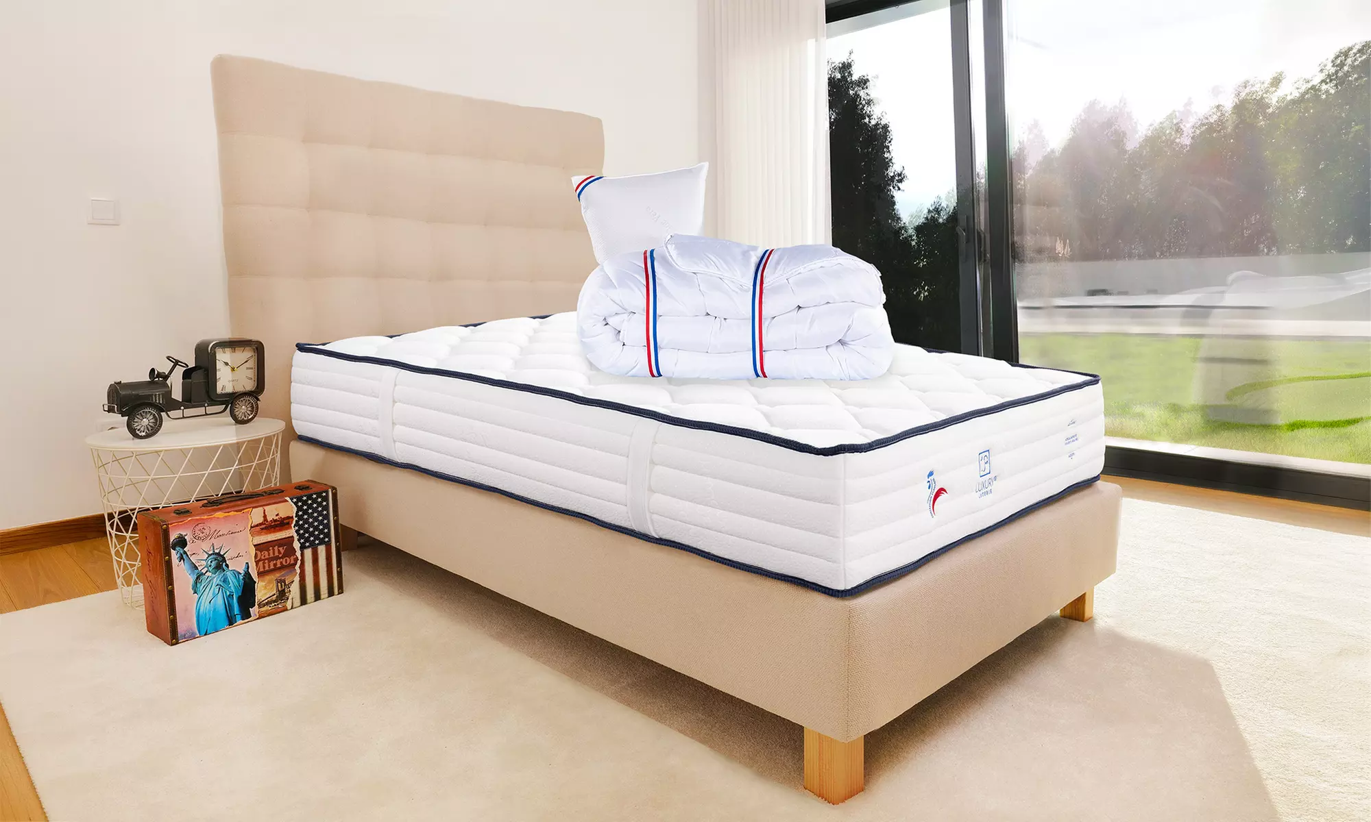 Matelas ''Patriote'' de Luxury Literie 27 cm, seul ou en pack