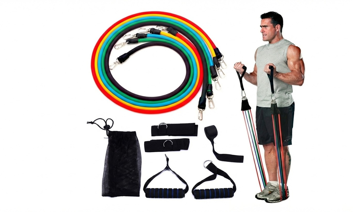 Set allenamento e riabilitazione fasce elastiche e cinghie