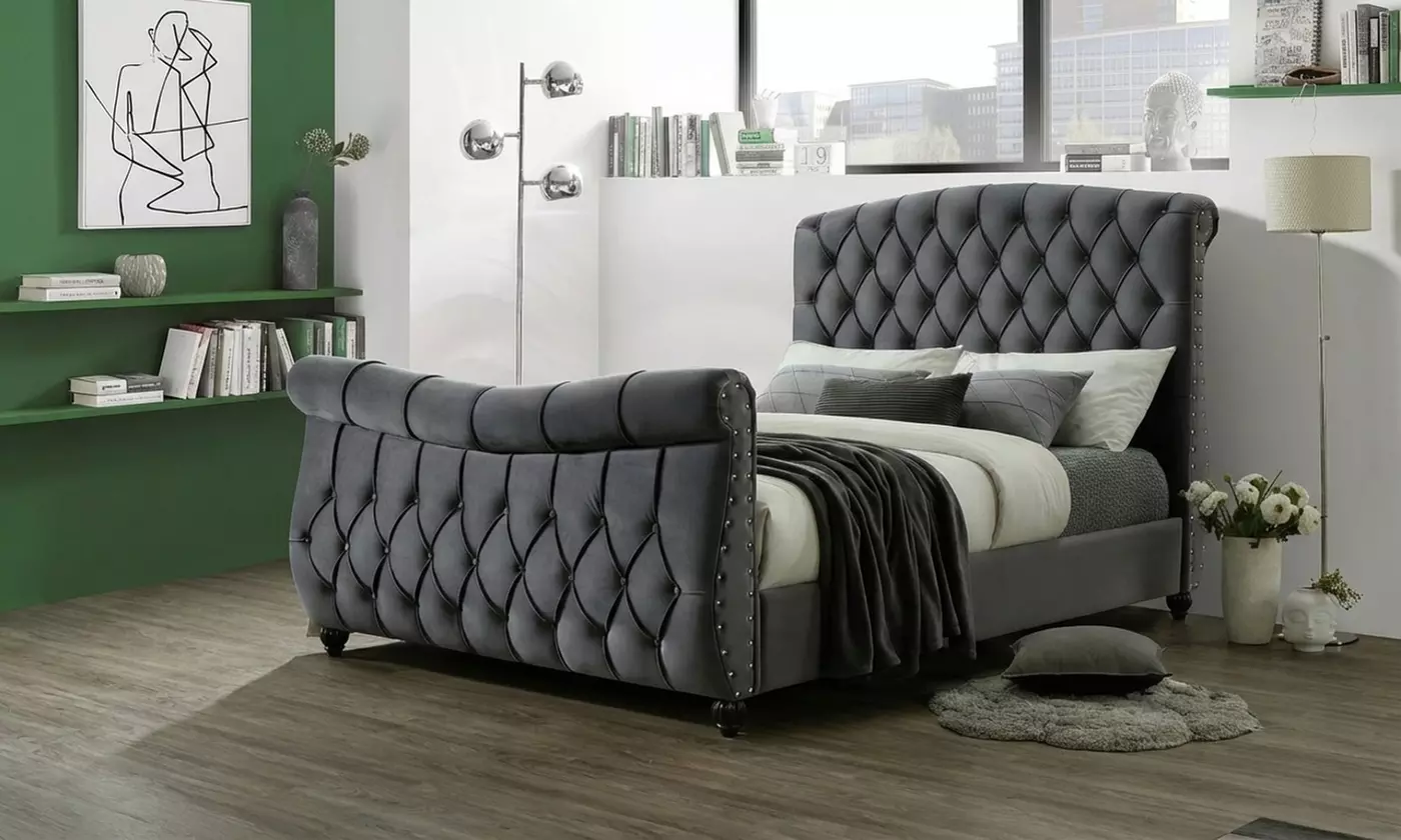 Lachelle Bed Frame with Optional Pocket-Sprung Memory Foam Mattress