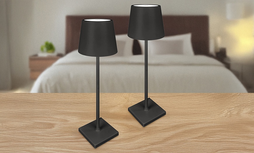 Image 27: Set van 2 led tafellampen collectie