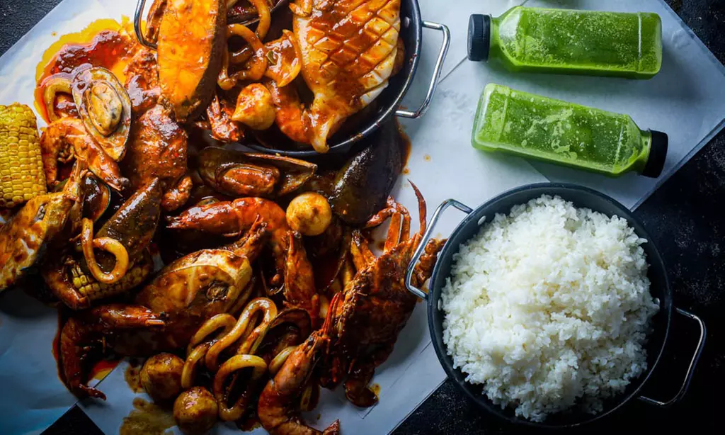 All You Can Eat Seafood Menu for One Child or Up To Four Adults