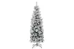 7.5ft Pencil Flocking Christmas Tree - Second Medium