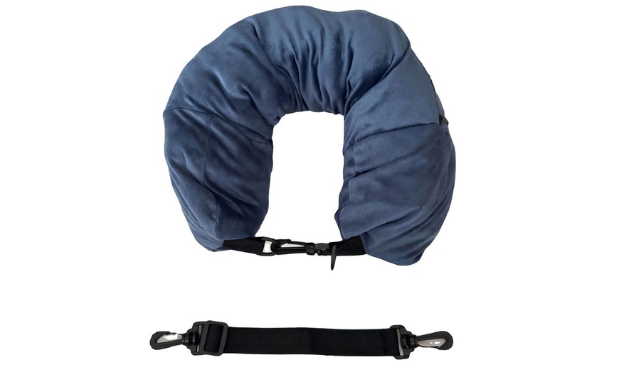 Image 7: Cuscino da viaggio a forma di U