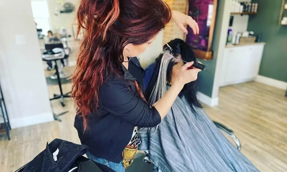 Haircut, Botanical Treatment & Style with Color or Highlights