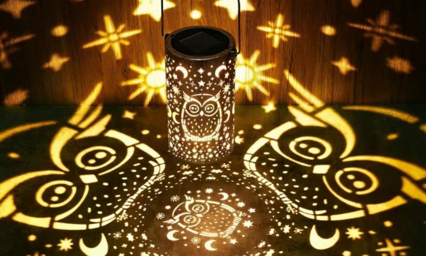 Image 2: Butterfly Solar Garden Lantern Decorative Outdoor Light