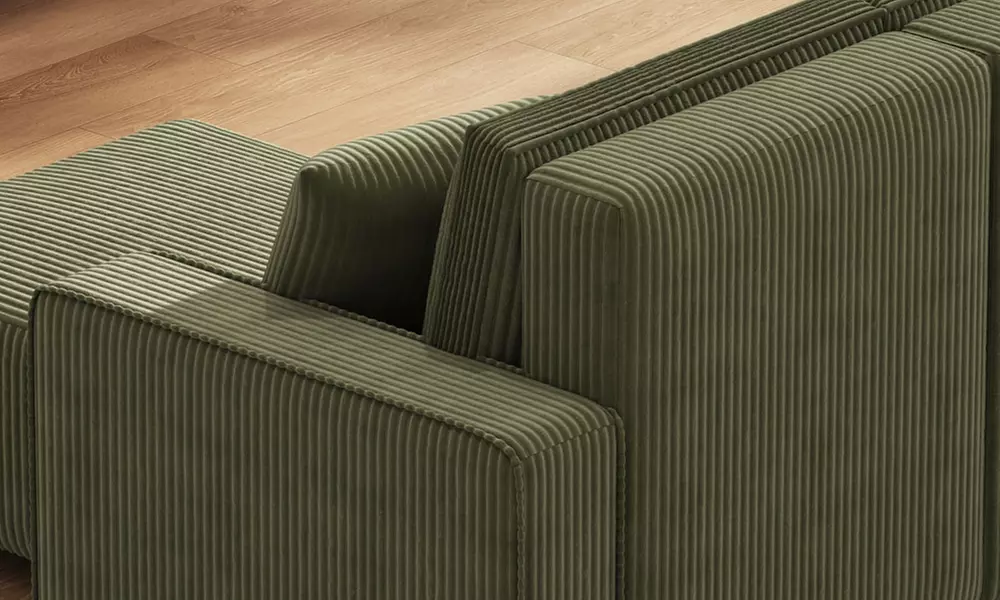 Canapé panoramique convertible Lubec, Kocoon