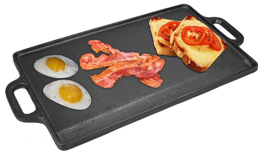 Image 2: Reversible Griddle Plate