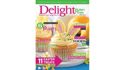 1 Year Subscription - Delight Gluten Free Magazine - Blue Dolphin Magazines