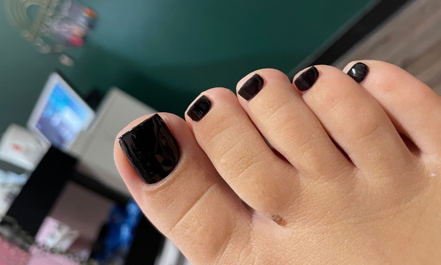 Image 5: Gel Mani-Pedi & Acrylic Full Set Nail Enhancement Packages