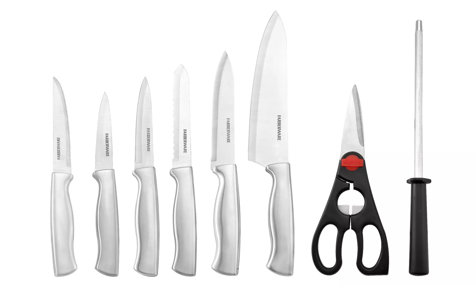 Farberware Stainless Steel Knife Block Set (12-Piece) - Second Medium