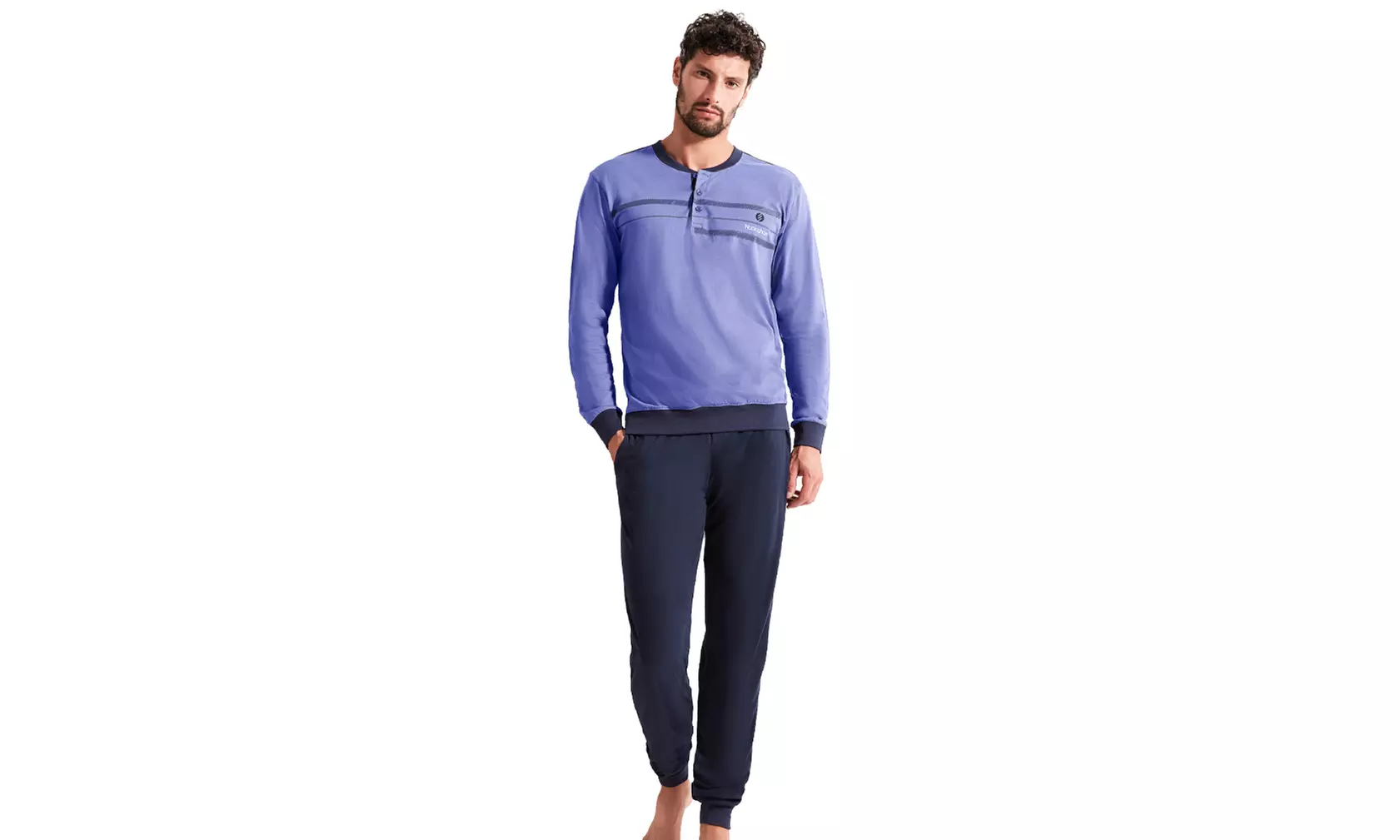 Pigiama da uomo De Fonseca e Nottingham 100% cotone