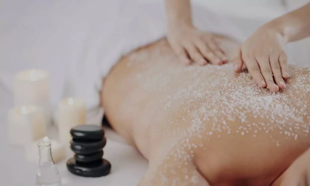 30-Minute Body Scrub w/ Optional Signature or Deluxe Hydrating Facial