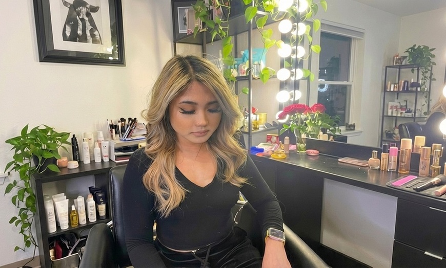 Image 2: One Single‑Process Color Treatment, Olaplex Treatment, Styling & More