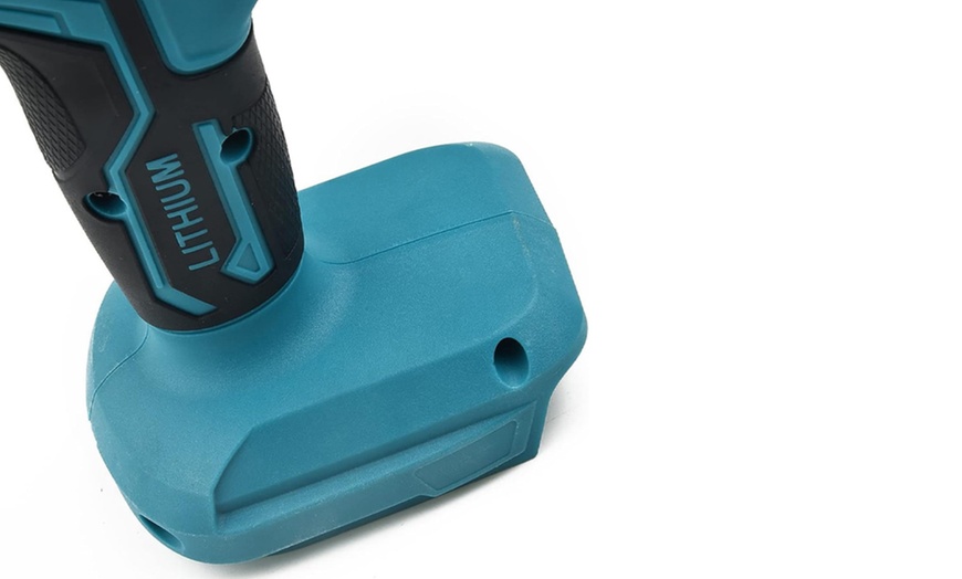 Image 6: Sierra de vaivén con doble batería de litio de 48 V