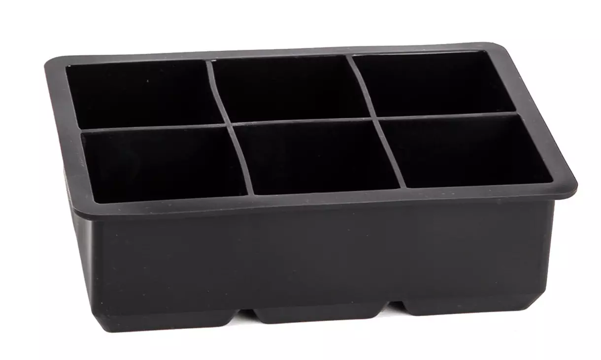 Silicone Ice Cube Tray Large Round Square Molds for Whiskey Cocktails Bourbon