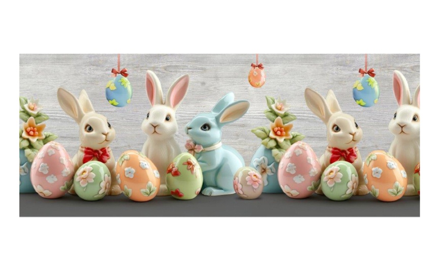 Image 6: Passatoie digitali a taglio in cotone con fantasie pasquali 