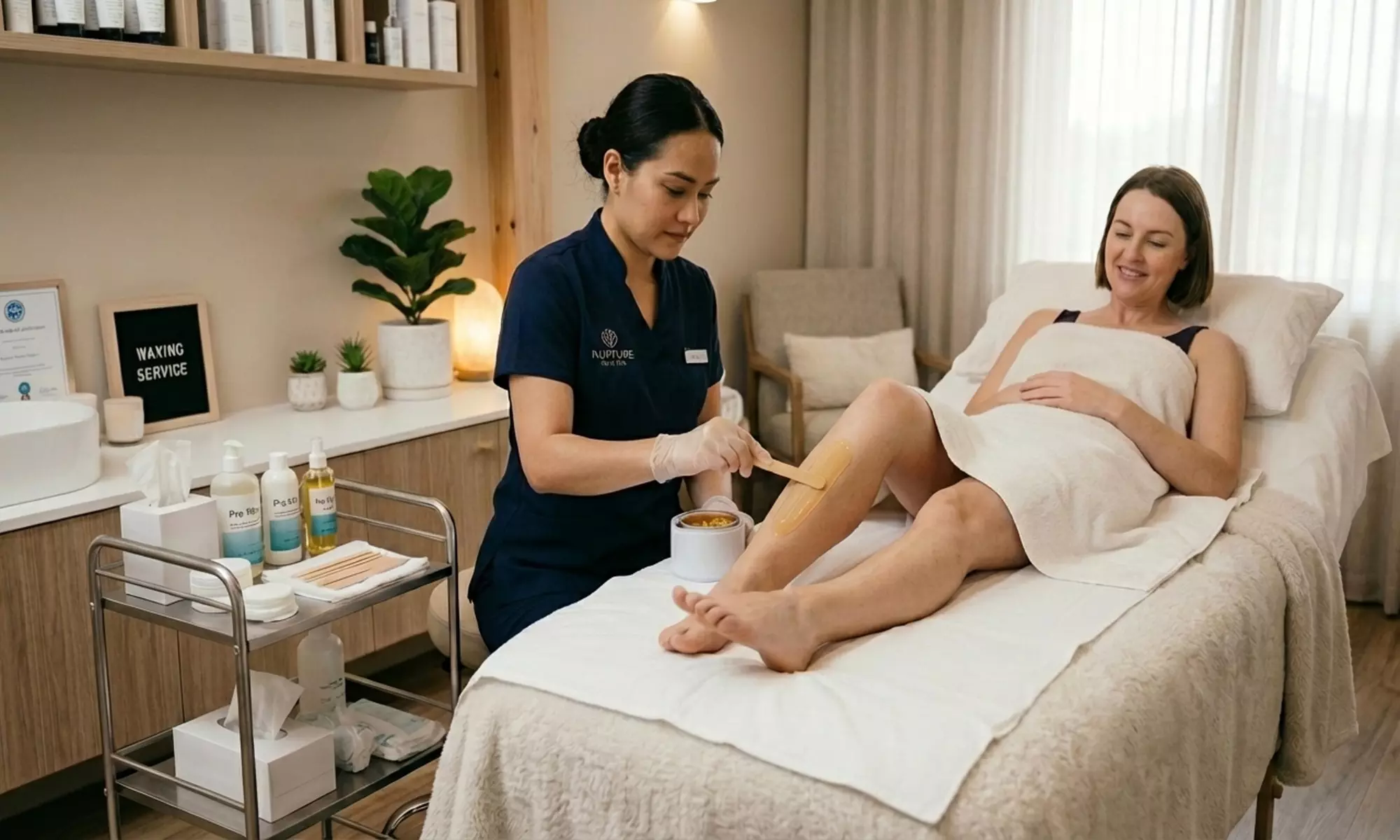 Brazilian and Underarm Wax, Brow Trio or Full Face Wax