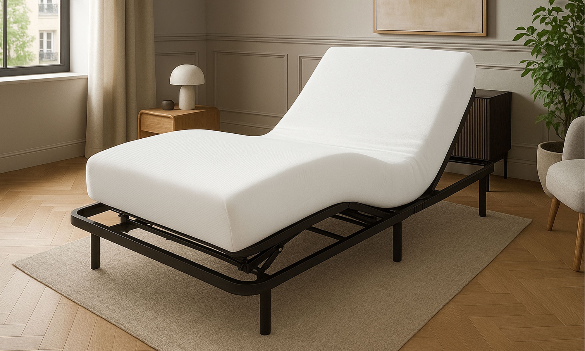 Matelas mémoire de forme pour lit électrique