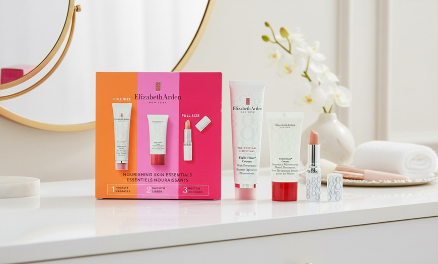 Image 1: Elizabeth Arden Three-Piece Eight Hour Nourishing Skin Essentials