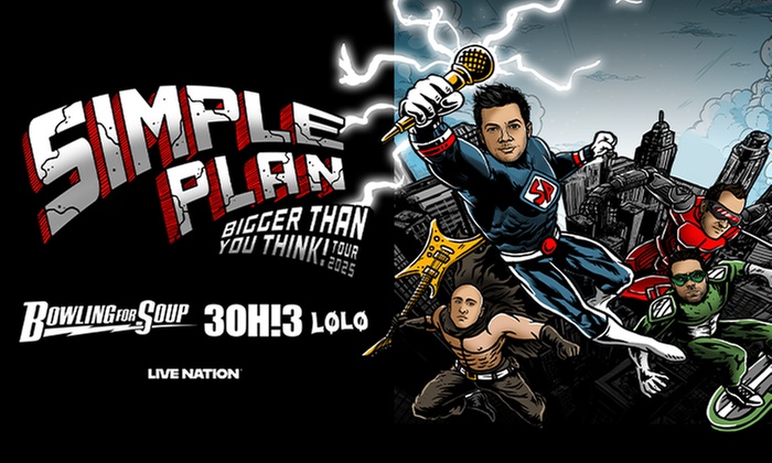 Simple Plan: Bigger Than You Think! Tour – Up to 32% Off