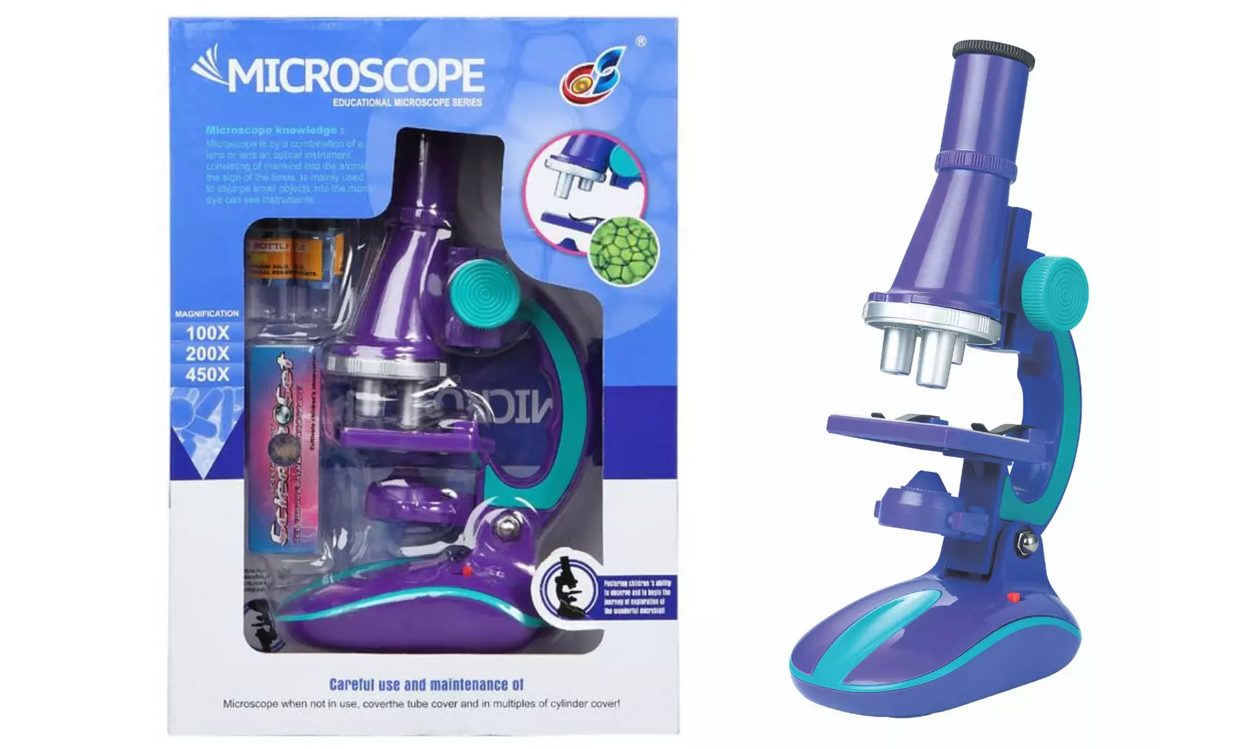 Educ Toy Kids Educational Science Lab Microscope Kit (11-Piece) - Primary Image