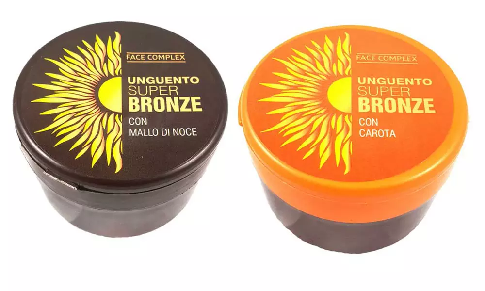 2 o 3 confezioni di unguento super bronze Face Complex