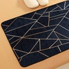 Image 2: 1 à 4 carpettes graphiques avec motif géométrique, 50 x 80 cm
