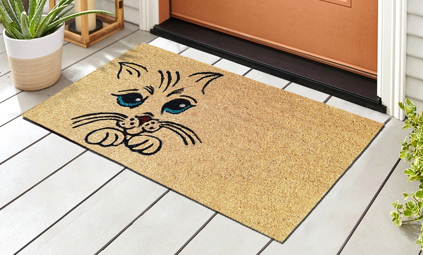 Image 52: Zerbino in cocco con retro antiscivolo