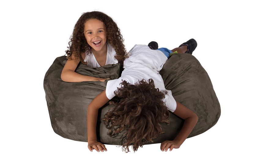 Image 8: Big Bertha Suede Bean Bags