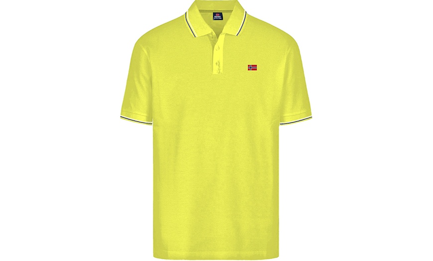Image 5: 3er-Set Norway Baumwoll-Polos für Herren