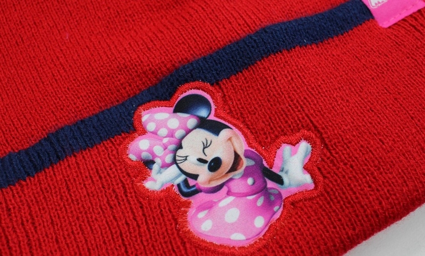 Image 39: Ensemble bonnet, gant, tour de cou Lilo & Stitch, Paw Patrol ou Minnie