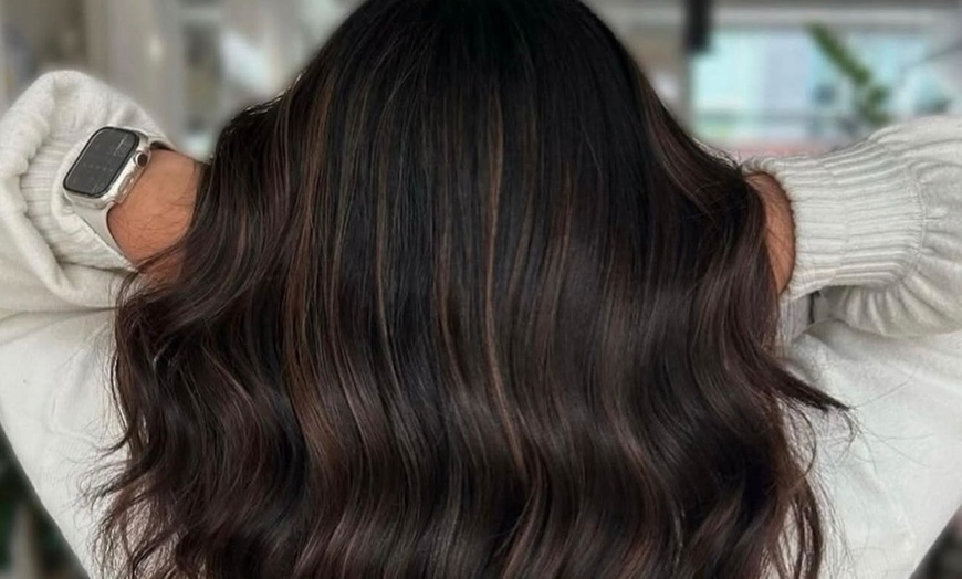 Image 3: One Step Root Touch-Up or Partial Foil Highlights with Haircut