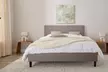 DS Living Marcelli Upholstered Bed in Grey - Image 2