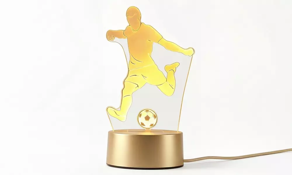 USB LED Sports Acrylic Night Light Table Lamp