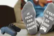 Chaussettes à message "Jeux Video", spécial Gamers - Second Medium
