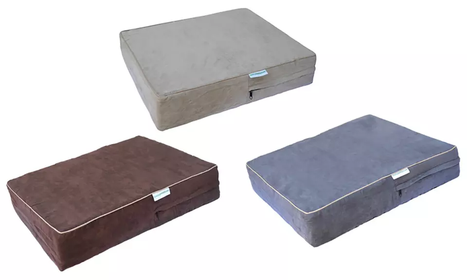 GoPetClub Memory-Foam Orthopedic Dog Bed with Waterproof Cover - Primary Image