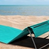 Image 1: Lettino pieghevole turchese da spiaggia o piscina , leggero e resistente