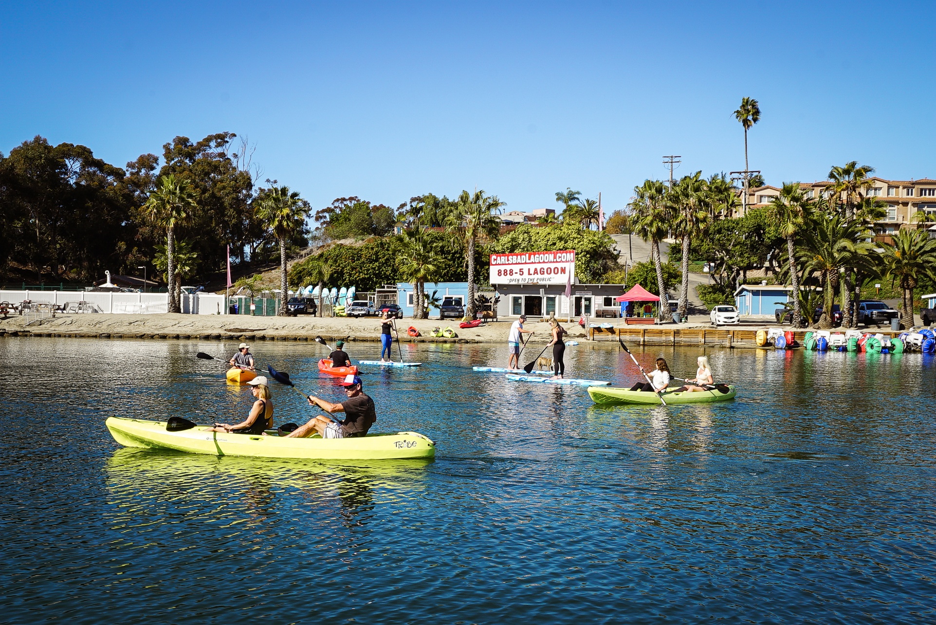 Enjoy an Watersports with Kayak, Paddle Board, or Aqua Cycle Rental