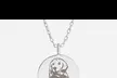 Personalized Paw Print Necklaces & Engraved Dog Portrait Jewelry - Carry Your Pet's Memory Close with Custom Designs - Second Medium